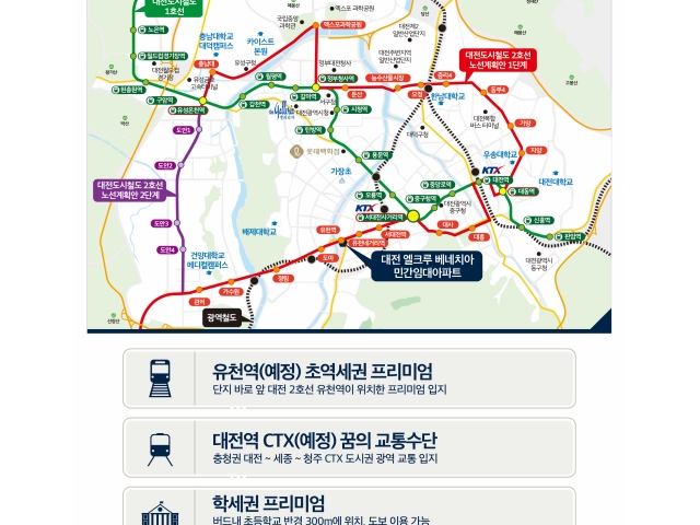 대전 엘크루 베네치아 입지환경